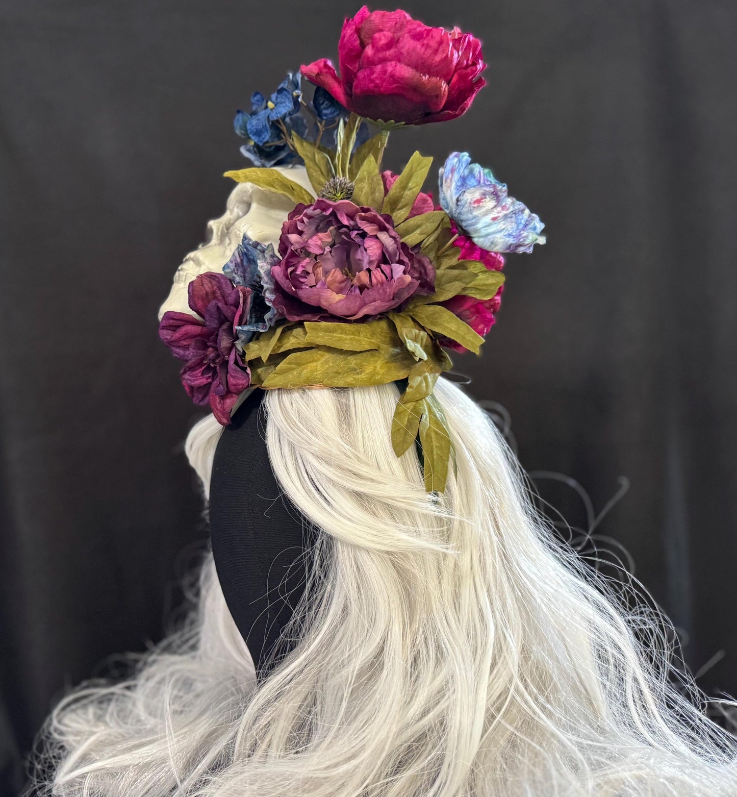 Goodbye Lover Fascinator,Flower Tiara,Flower Crown,Elven Princess Headpiece,Fairy-core,Renaissance Faire,Special Occasion Photoshoot
