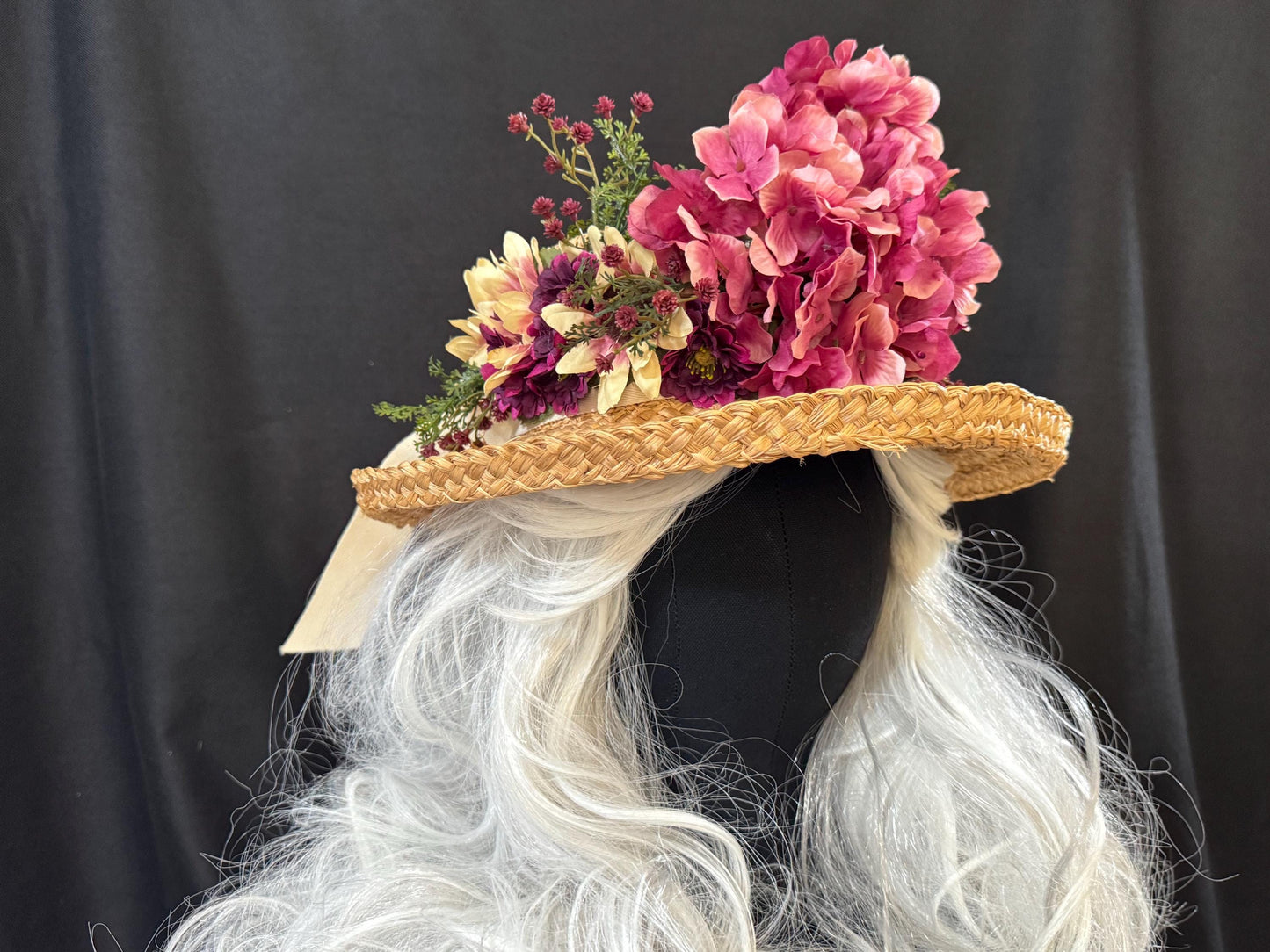 Purple Sky Floral Garland,Flower Tiara,Flower Crown,Elven Princess Headpiece,Fairy-core,Renaissance Faire,Special Occasion Photoshoot,Purple
