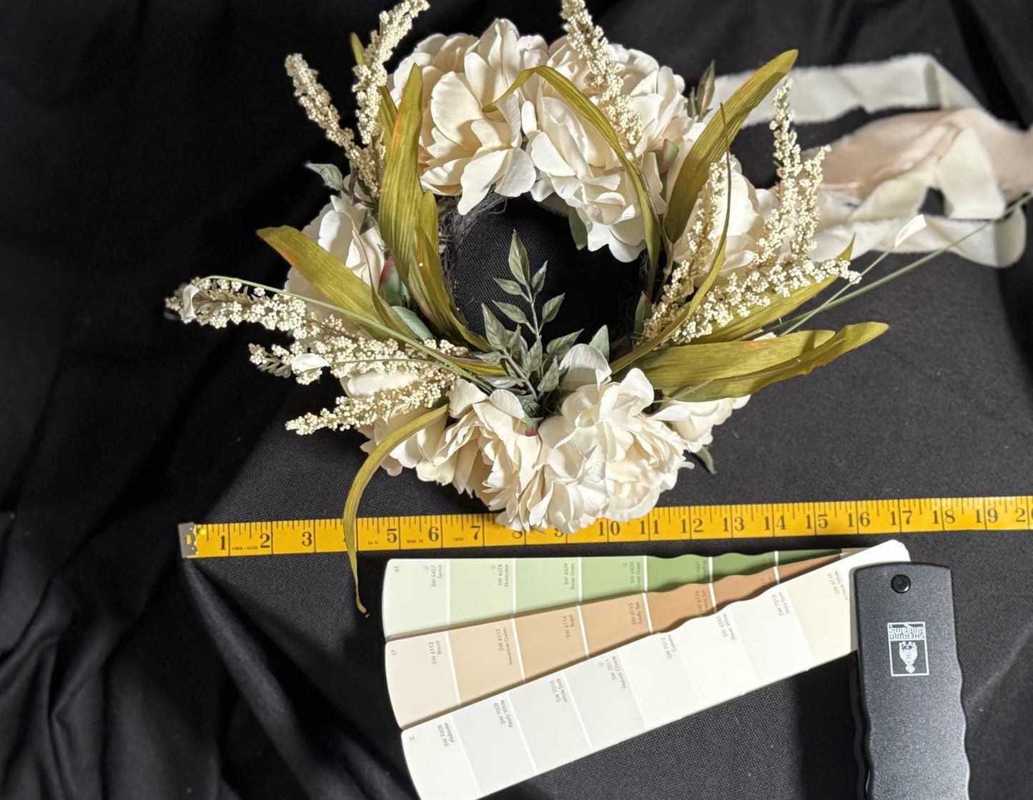 Cream Dream Floral Halo,Flower Tiara,Flower Crown,Elven Princess Headpiece,Fairy-core,Renaissance Faire,Special Occasion Photoshoot