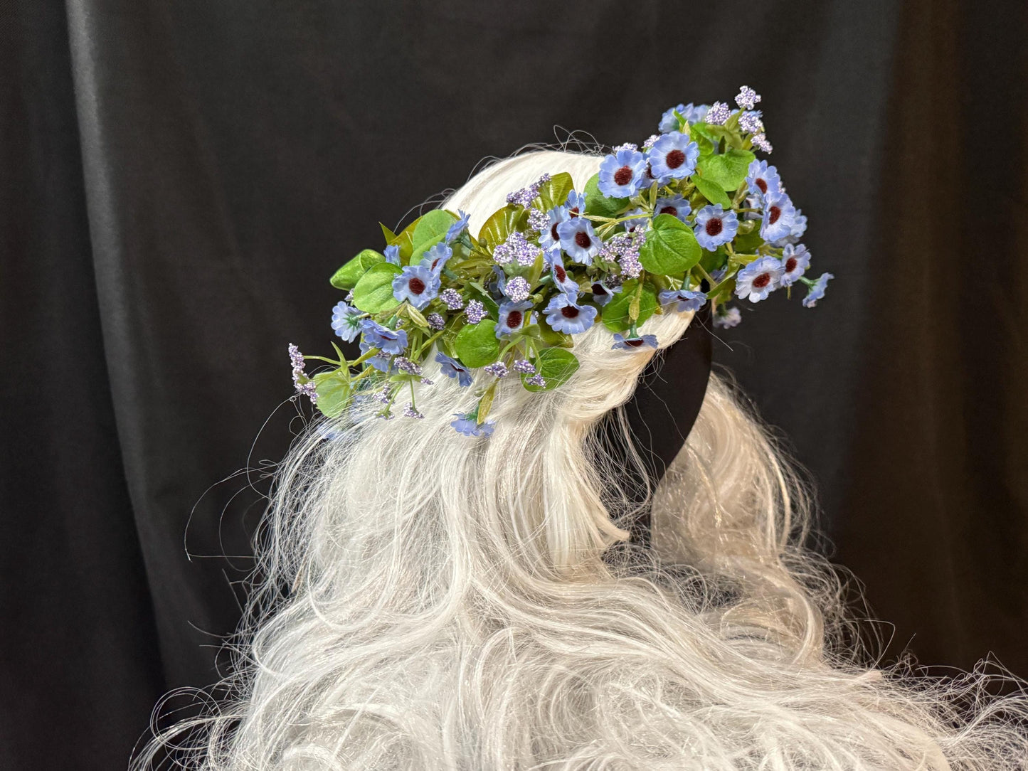 Daisy Mae Floral Garland,Flower Tiara,Flower Crown,Elven Princess Headpiece,Fairy-core,Renaissance Faire,Special Occasion Photoshoot