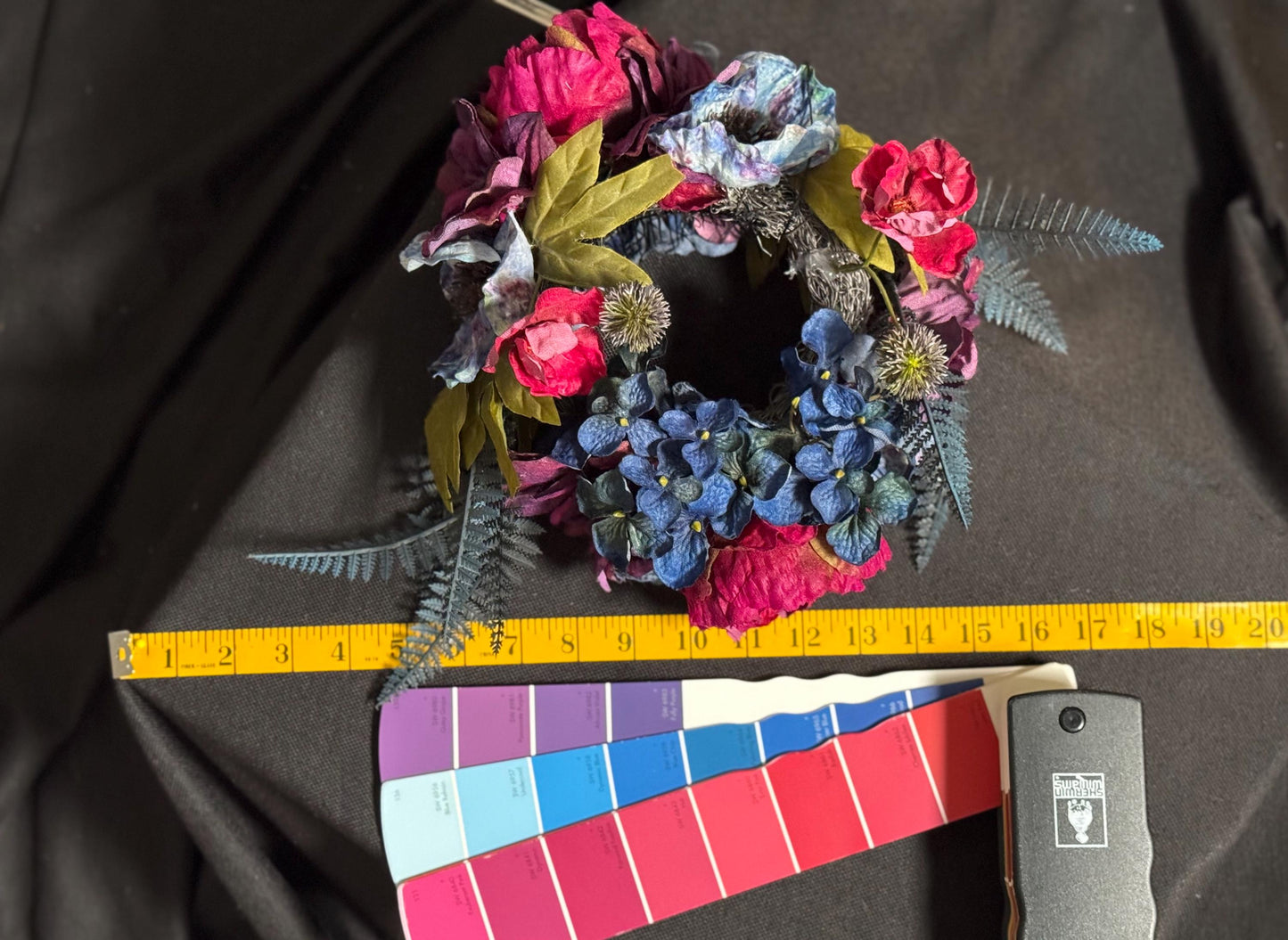 Berry Bliss Floral Halo,Flower Tiara,Flower Crown,Elven Princess Headpiece,Fairy-core, Renaissance Faire,Special Occasion Photoshoot