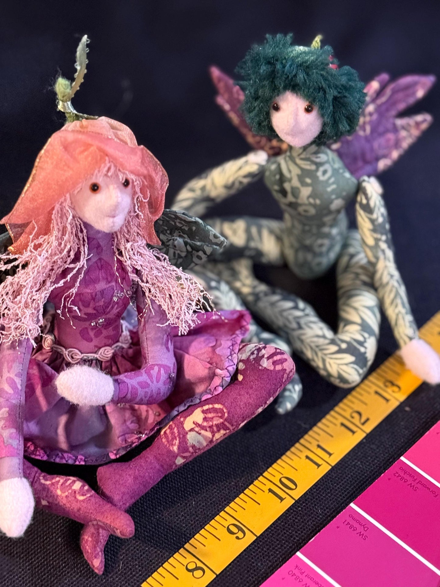 THISTLE,Faerie Friend,Sprite, Pixie,Handmade Doll,A One-of-a-Kind addition to Your Character Story,Fantasy,LARP,Ren Faire,Fairy Core