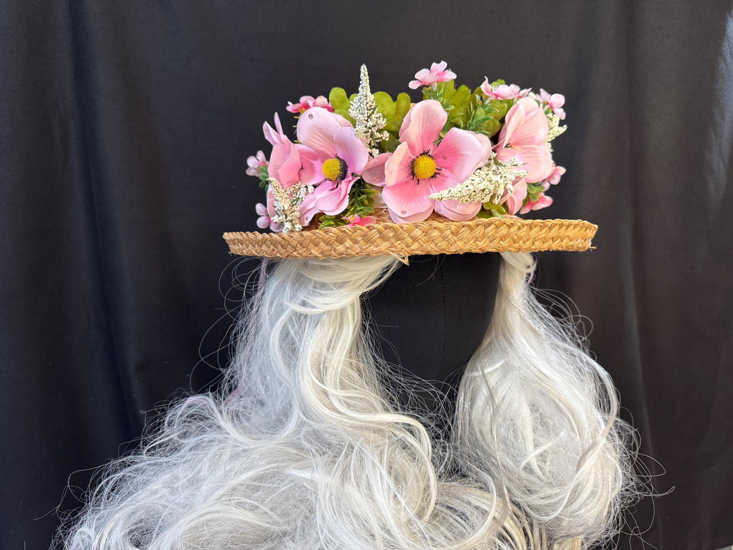 Pretty in Pink Floral Garland, Flower Tiara,Flower Crown,Elven Princess Headpiece,Fairy-core,Renaissance Faire,Special Occasion Photoshoot