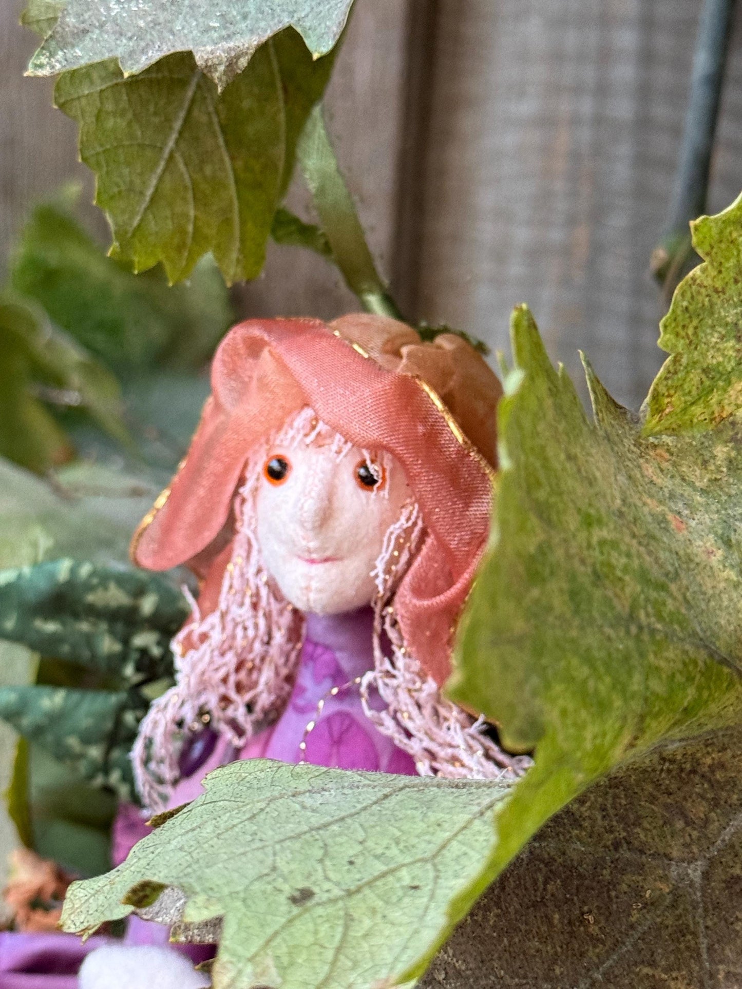 THISTLE,Faerie Friend,Sprite, Pixie,Handmade Doll,A One-of-a-Kind addition to Your Character Story,Fantasy,LARP,Ren Faire,Fairy Core
