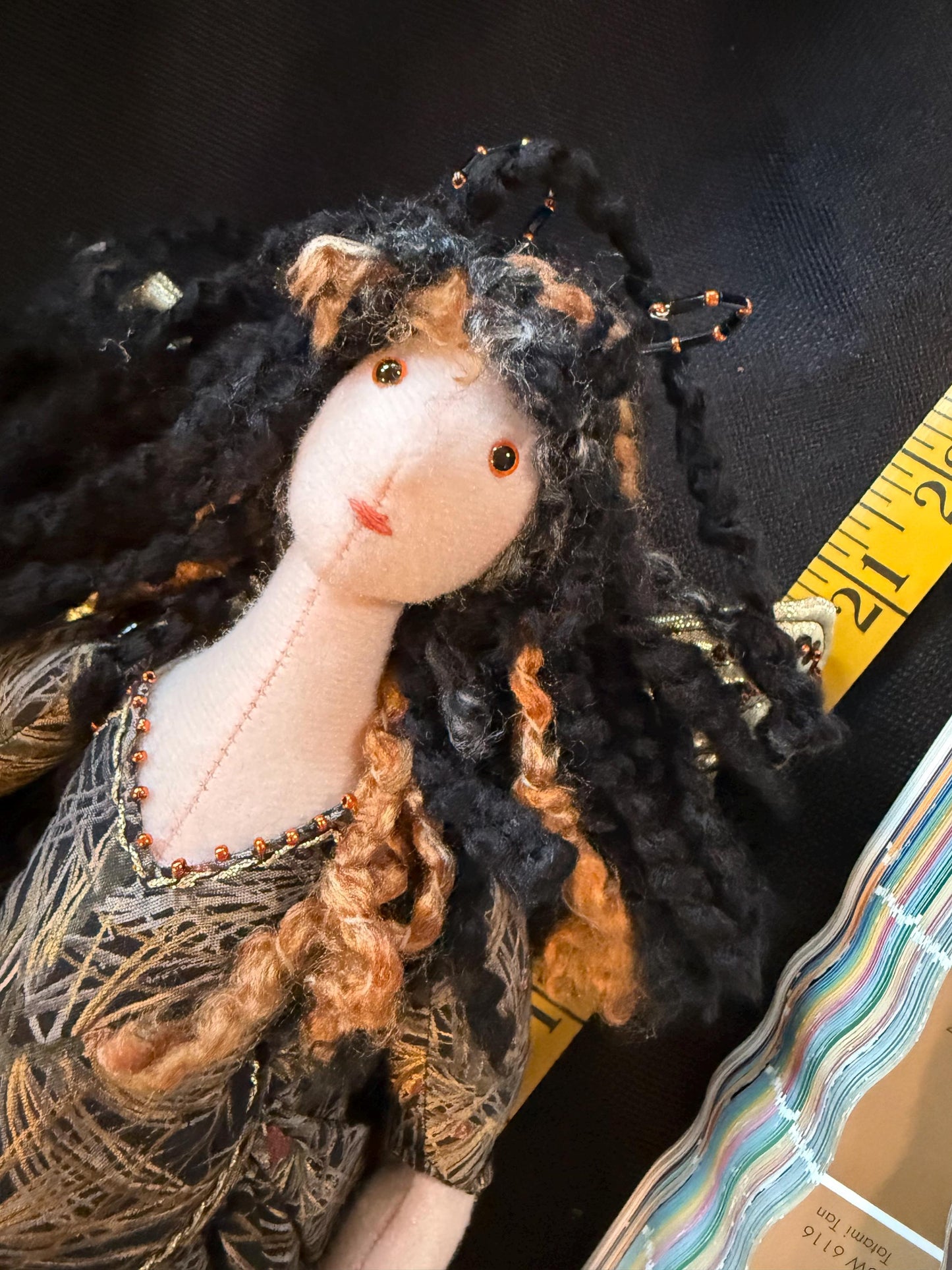 OBSIDAWN,Faerie Friend,Sprite, Pixie,Handmade Doll,One-of-a-Kind addition to Your Character Story,Fantasy,LARP,Ren Faire,FairyCore