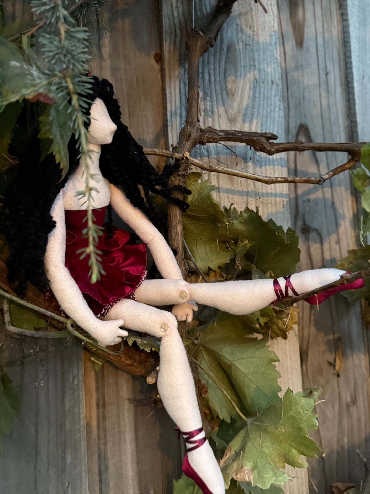 LOSTLITE DANCER,Faerie Friend,Sprite, Pixie,Handmade Doll,One-of-a-Kind addition to Your Character Story,Fantasy,LARP,Ren Faire,FairyCore