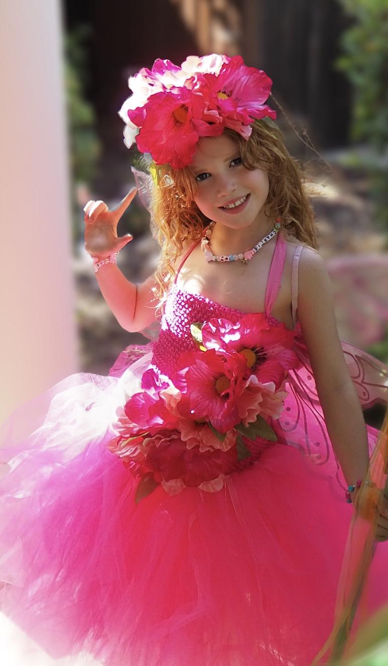 Blossom Sprite of the Poppy Hollow(CHILD 6-8),Flower Fae,Masquerade,MardiGras, Photoshoot,Fantasy,LARP,RenFaire,FairyCore,Costume