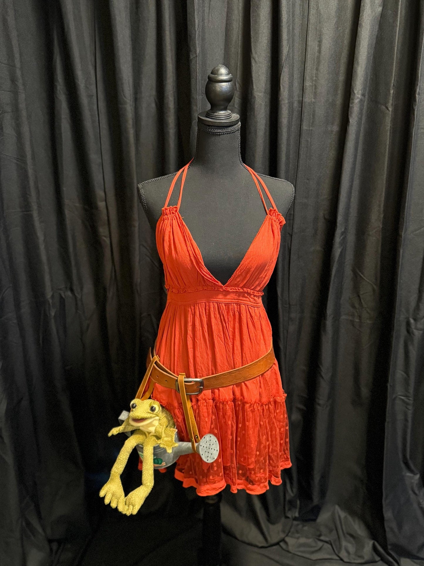 Rainknot the Frog, Critter Companion,Plush Pal,Helper Hand Puppet, A One-of-a-Kind, Character Story,Fantasy,LARP,Ren Faire,Fairy Core,