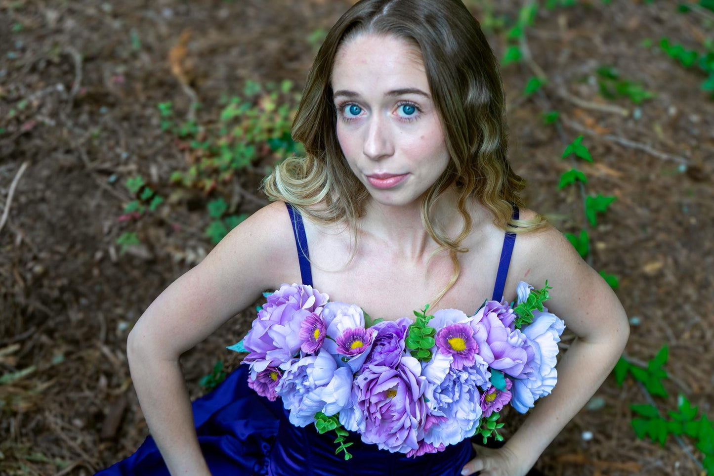 Prince's Dream Floral Garland,Flower Tiara,Flower Crown,Elven Princess Headpiece,Fairy-core,Renaissance Faire,Special Occasion Photoshoot
