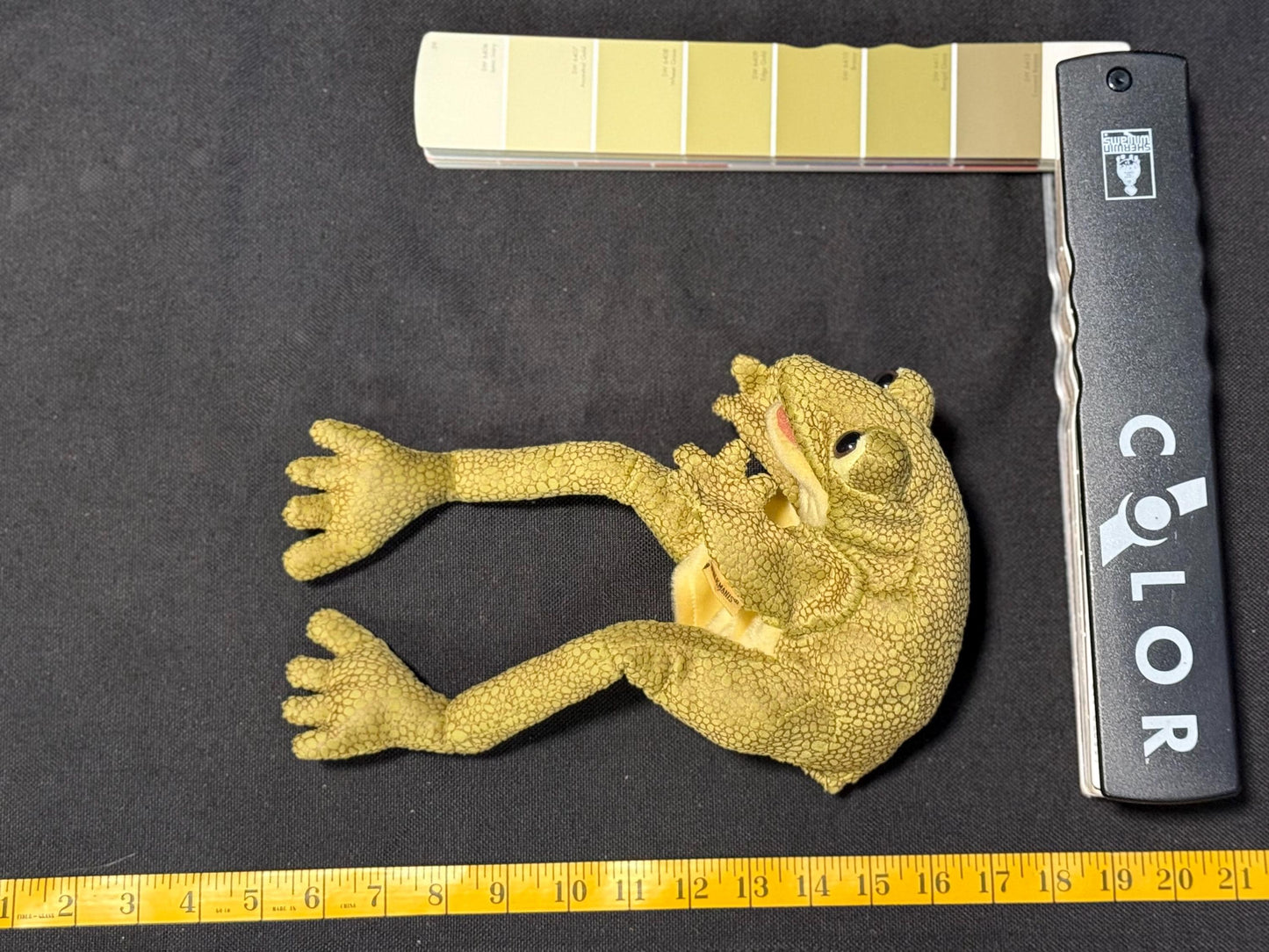 Rainknot the Frog, Critter Companion,Plush Pal,Helper Hand Puppet, A One-of-a-Kind, Character Story,Fantasy,LARP,Ren Faire,Fairy Core,