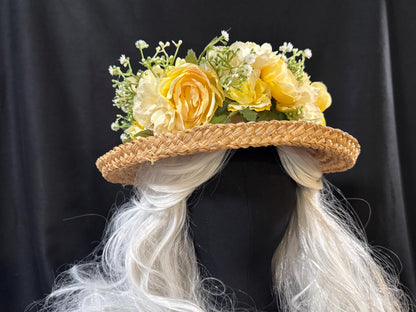 English Garden Rose Floral Garland | Flower Tiara, Flower Crown, Elven Princess, Fairy-core, Ren Faire, Special Occasion Photoshoot