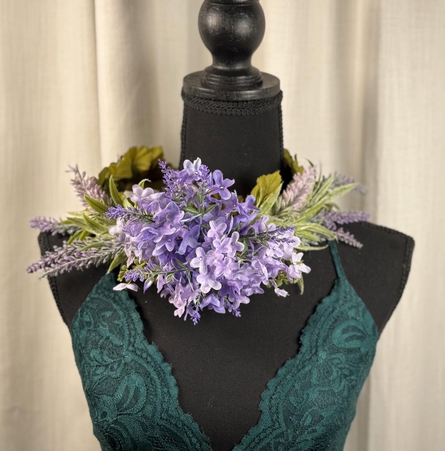 Lavender Dream Floral Garland,Flower Tiara,Flower Crown,Elven Princess Headpiece,Fairy-core,Renaissance Faire,Special Occasion Photoshoot