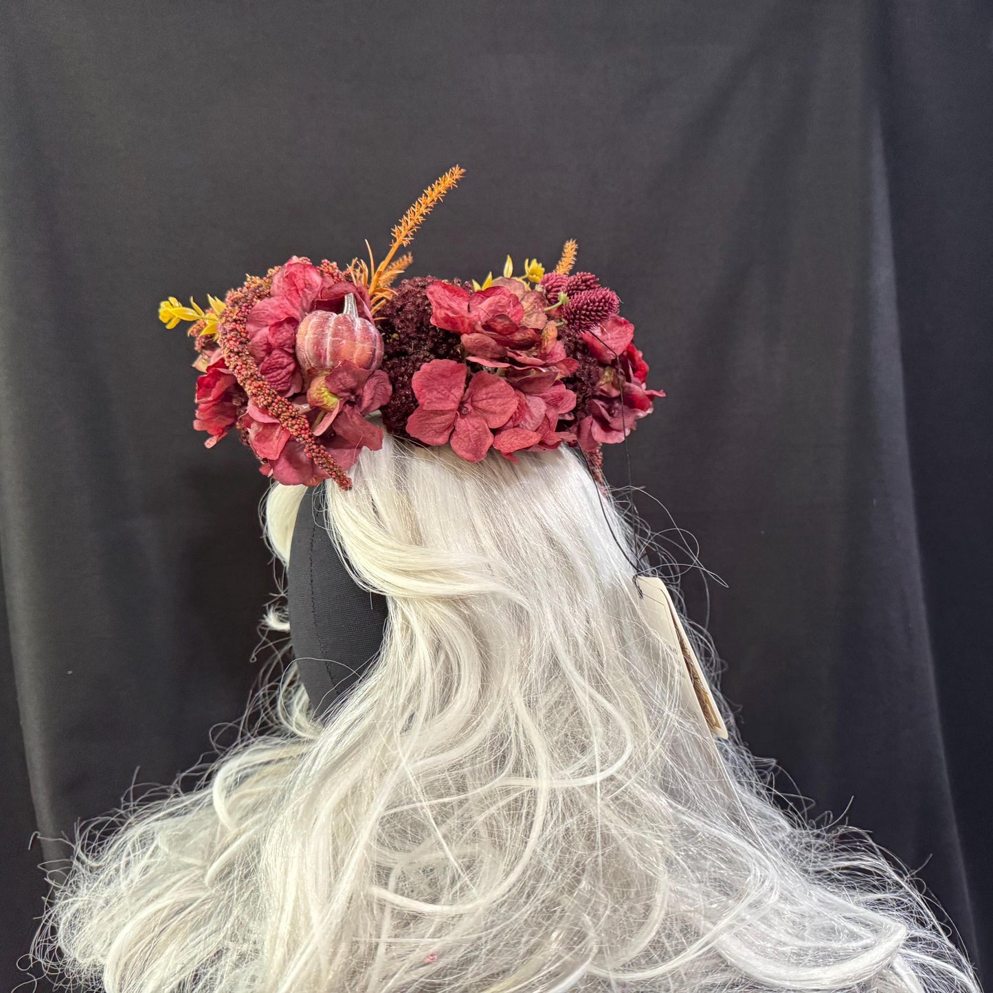 Mulberry Magic Floral Halo,Flower Tiara,Flower Crown,Elven Princess Headpiece,Fairy-core,Renaissance Faire,Special Occasion Photoshoot