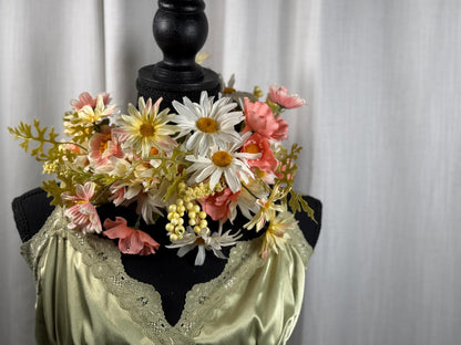 Skip to the Lou Floral Garland | Flower Tiara, Flower Crown, Elven Princess Headpiece, Fairy-core, Ren Faire, Special Occasion Photoshoot