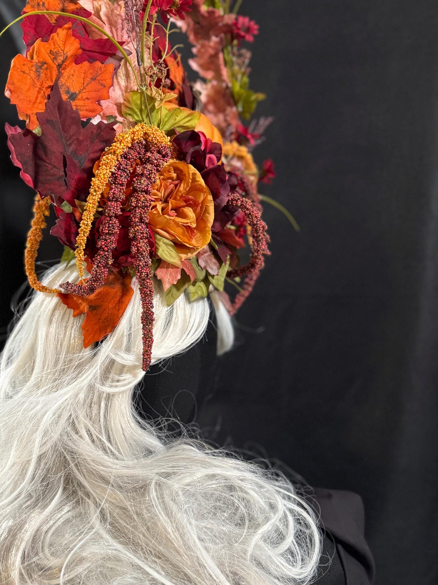 Harvest Heloise Fascinator | Flower Tiara, Flower Crown, Elven Princess Headpiece, Fairy-core, Ren Faire, Special Occasion Photoshoot