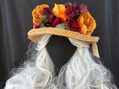 Spiced Floral Garland | Flower Tiara, Flower Crown, Elven Princess Headpiece, Fairy-core, Renaissance Faire, Special Occasion Photoshoot