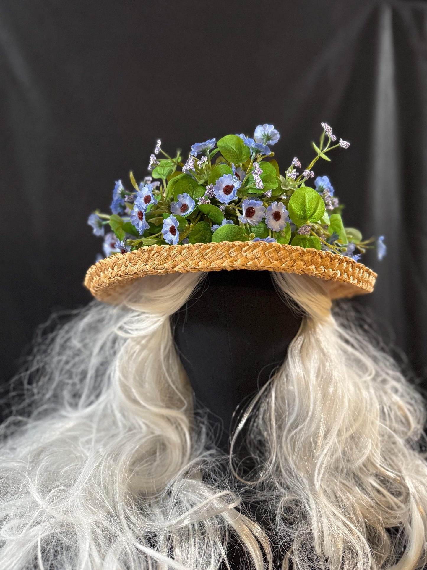 Daisy Mae Floral Garland,Flower Tiara,Flower Crown,Elven Princess Headpiece,Fairy-core,Renaissance Faire,Special Occasion Photoshoot