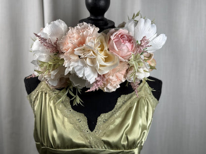 Ring Around the Rosey Floral Garland | Flower Tiara, Flower Crown, Elven  Headpiece, Fairy-core, Ren Faire, Special Occasion Photoshoot