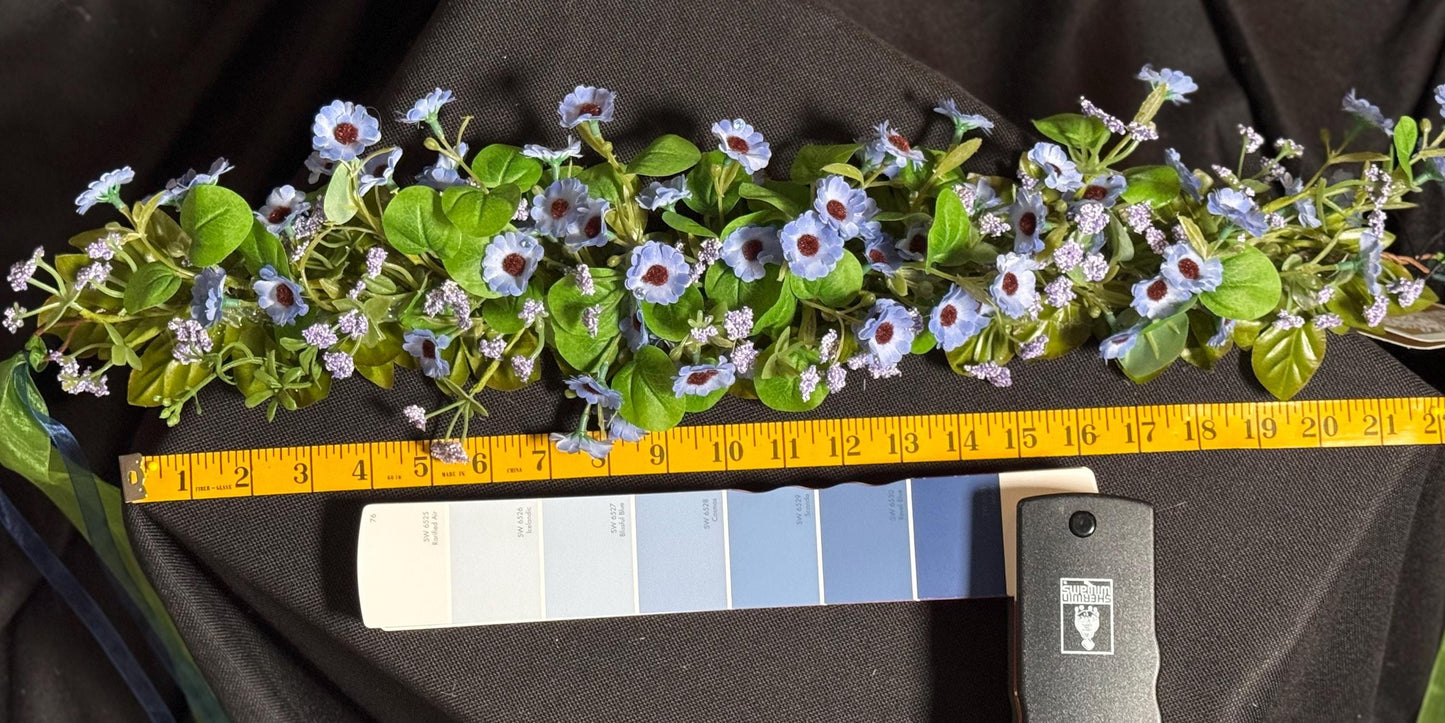 Daisy Mae Floral Garland,Flower Tiara,Flower Crown,Elven Princess Headpiece,Fairy-core,Renaissance Faire,Special Occasion Photoshoot