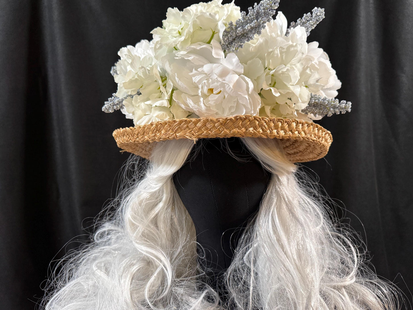 Peri - wink Floral Garland,Flower Tiara,Flower Crown,Elven Princess Headpiece,Fairy-core,Renaissance Faire,Special Occasion Photoshoot