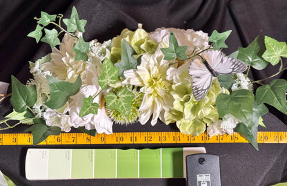 Spring White Floral Garland | Flower Tiara, Flower Crown, Elven Princess Headpiece, Fairy-core, Ren Faire, Special Occasion Photoshoot
