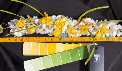 Sunshine Floral Garland | Flower Tiara, Flower Crown, Elven Princess Headpiece, Fairy-core, Ren Faire, Special Occasion Photoshoot