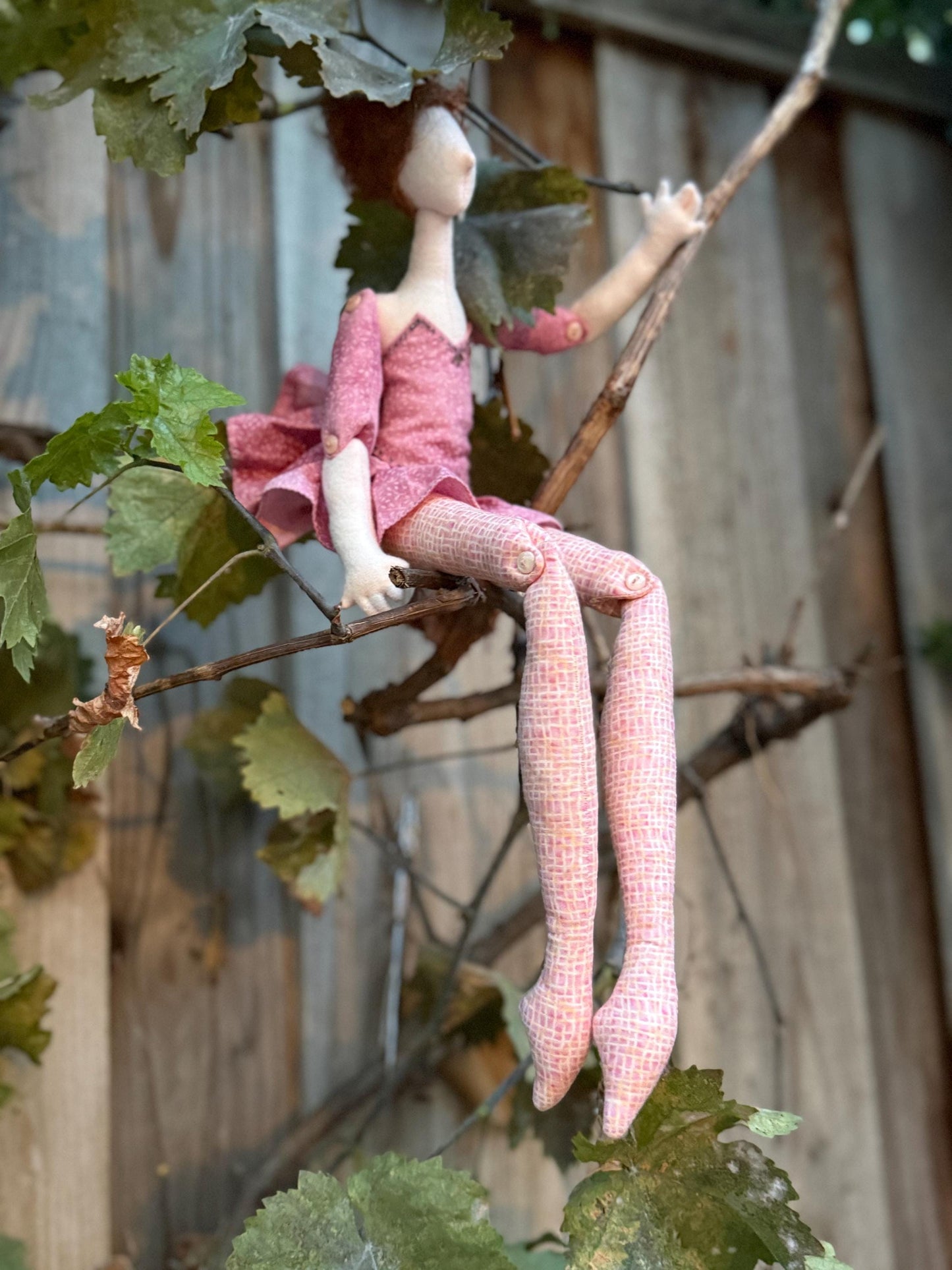 ORACLE MIST,Faerie Friend,Sprite, Pixie,Handmade Doll,A One-of-a-Kind addition to Your Character Story,Fantasy,LARP,Ren Faire,Fairy Core