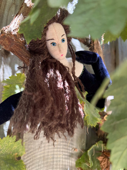 Twilight Faerie Friend – Handmade Pixie Art Doll – One-of-a-Kind Fantasy Companion – Ren Faire / LARP Familiar – Fairycore Collectible