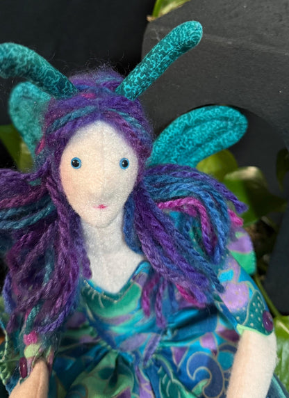 Miralune Faerie Friend – One-of-a-Kind Handmade Pixie Doll – Fantasy Companion Familiar – Ren Faire / LARP Character Spirit – Art Doll