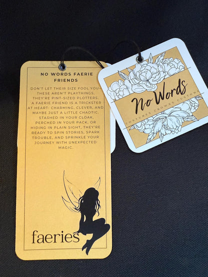 ANGELICA Faerie Friend | Sprite, Pixie, Handmade Doll, One-of-a-Kind addition to Your Character Story, Fantasy, LARP, Ren Faire, FairyCore