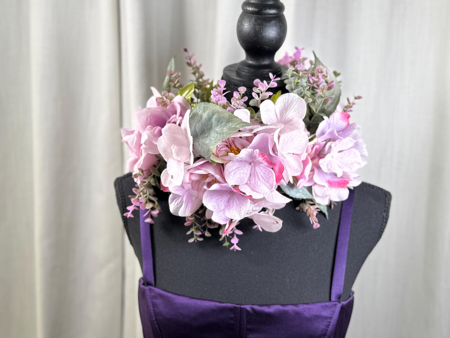 Sunset Sky Floral Garland,Flower Tiara,Flower Crown,Elven Princess Headpiece,Fairy-core,Renaissance Faire,Special Occasion Photoshoot