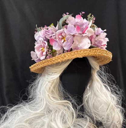 Sunset Sky Floral Garland | Flower Tiara, Flower Crown, Elven Princess Headpiece, Fairy-core, Ren Faire, Special Occasion Photoshoot