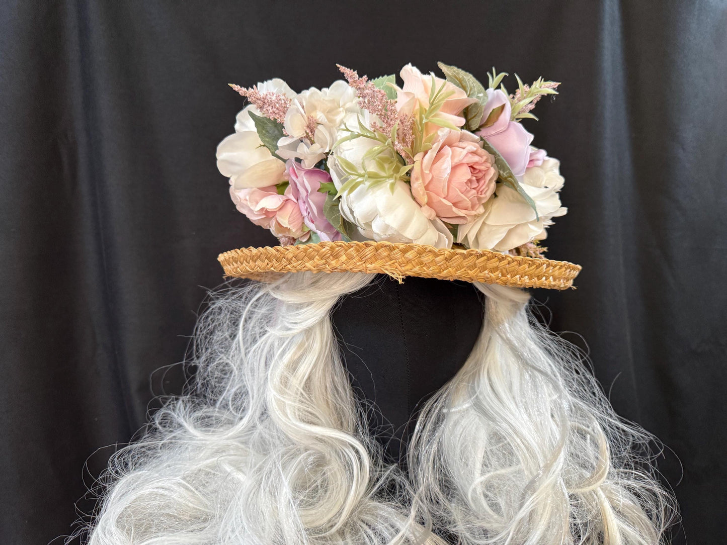 Pastel Pixie Floral Garland,Flower Tiara,Flower Crown,Elven Princess Headpiece,Fairy-core,Renaissance Faire,Special Occasion Photoshoot