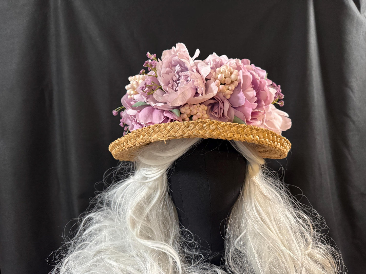 Purple Haze Floral Garland,Flower Tiara,Flower Crown,Elven Princess Headpiece,Fairy-core,Renaissance Faire,Special Occasion Photoshoot