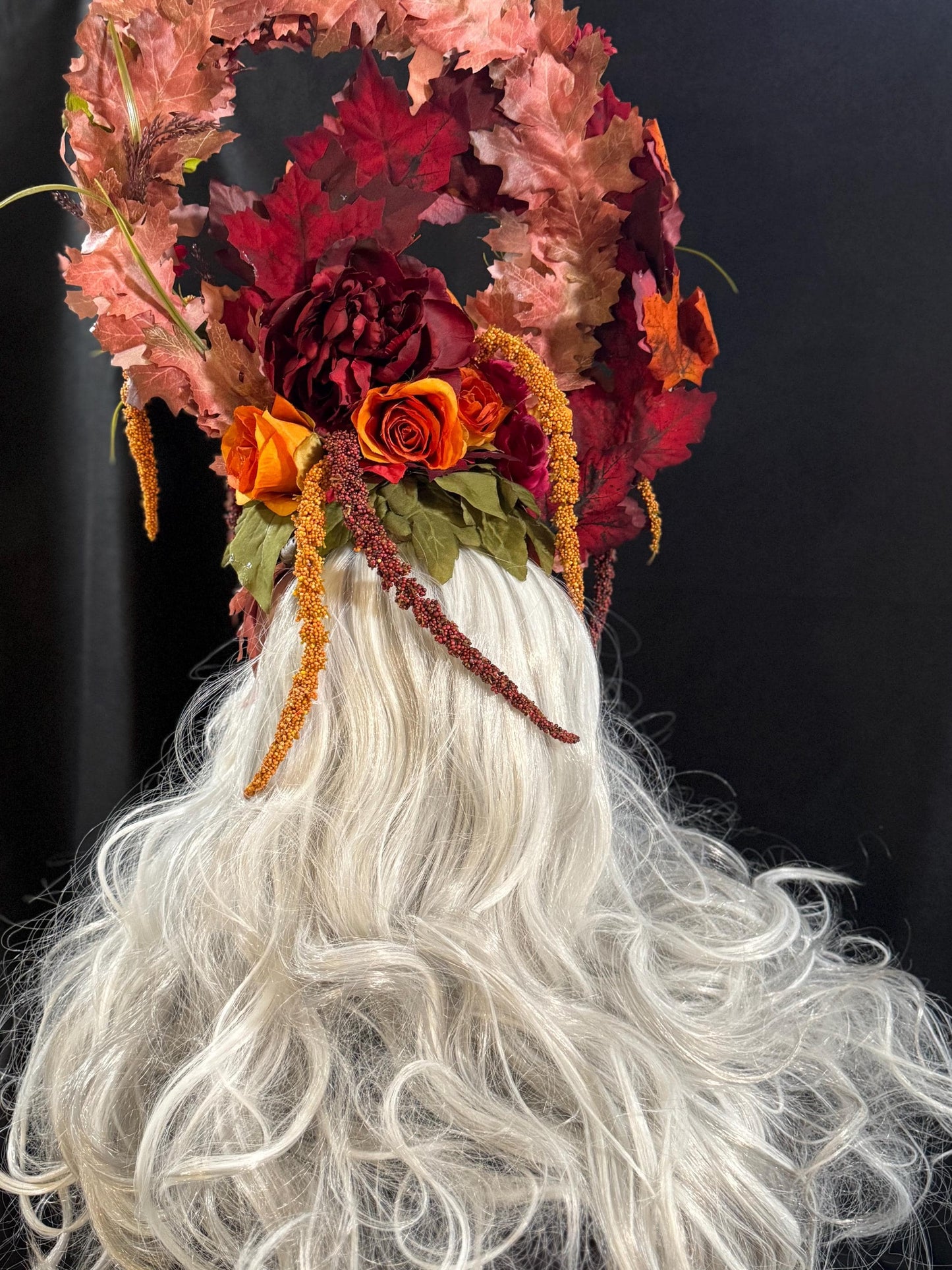 Harvest Heloise Fascinator | Flower Tiara, Flower Crown, Elven Princess Headpiece, Fairy-core, Ren Faire, Special Occasion Photoshoot