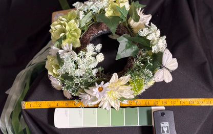 Spring Fling Floral Halo Headdress, Spring Flower Crown, Daisy Crown, Fairy Crown, Cherub Halo, Festival Headpiece, Photoshoot Prop
