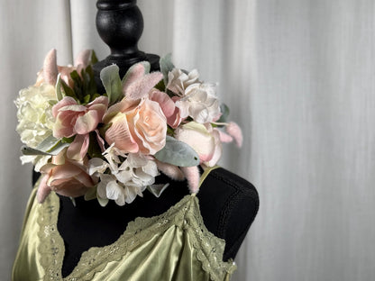 Little Lamb Floral  Garland | Flower Tiara, Flower Crown, Elven Princess Headpiece, Fairy-core, Ren Faire, Special Occasion Photoshoot