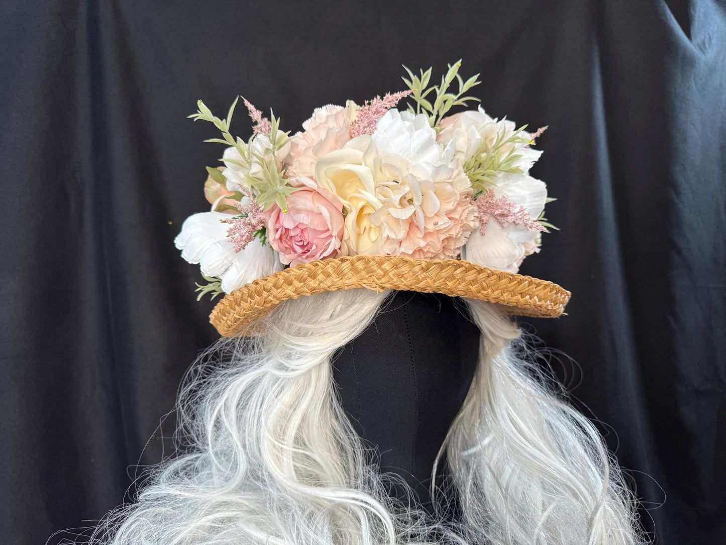 Ring Around the Rosey Floral Garland,Flower Tiara,Flower Crown,Elven Princess Headpiece,Fairy-core,Ren Faire,Special Occasion Photoshoot
