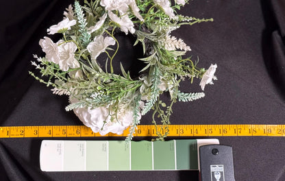 White Knight Floral Halo | Flower Tiara, Flower Crown, Elven Princess Headpiece, Fairy-core, Ren Faire, Special Occasion Photoshoot
