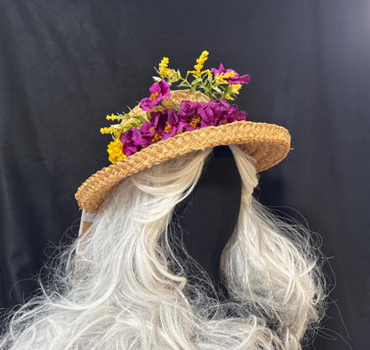 Summer Flower Field Floral Garland | Flower Tiara, Flower Crown, Elven Princess Headpiece, Fairy-core, Ren Faire, Special Photoshoot
