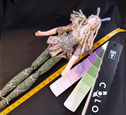 SAGEBLOOM Faerie Friend | Sprite, Pixie, Handmade Doll, A One-of-a-Kind addition to Your Character Story, Fantasy, LARP, Ren Faire