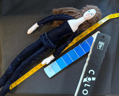 Twilight Faerie Friend – Handmade Pixie Art Doll – One-of-a-Kind Fantasy Companion – Ren Faire / LARP Familiar – Fairycore Collectible