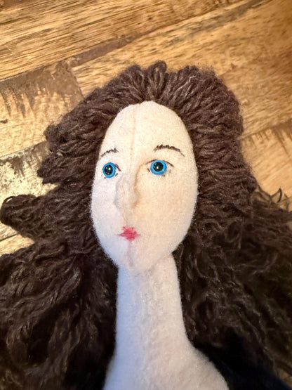 Twilight Faerie Friend – Handmade Pixie Art Doll – One-of-a-Kind Fantasy Companion – Ren Faire / LARP Familiar – Fairycore Collectible