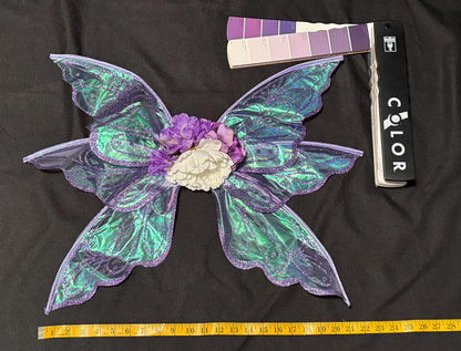 Twilight Bloom Fairy of the Violet Glade (CHILD 6-8) | Flower Fae, Masquerade, MardiGras, Photoshoot,Fantasy,LARP,RenFaire,FairyCore,Costume