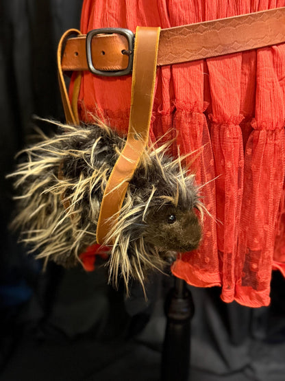 Thistle the Porcupine Critter Companion | Plush Pal, Helper Hand Puppet, One-of-a-Kind,  Character Story, Fantasy, LARP, Ren Faire