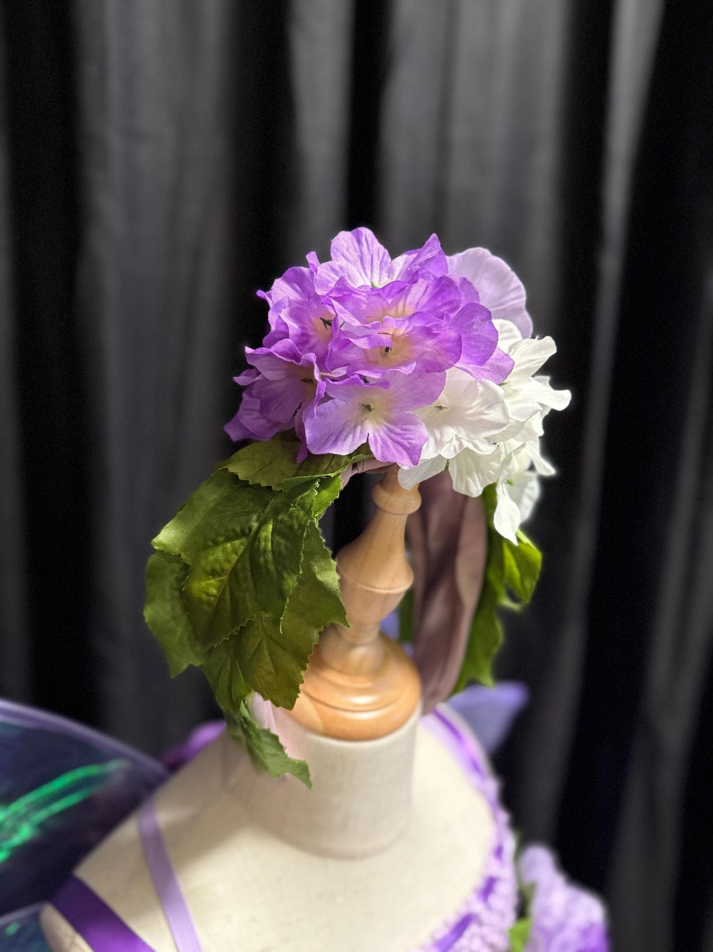 Twilight Bloom Fairy of the Violet Glade (CHILD 6-8) | Flower Fae, Masquerade, MardiGras, Photoshoot,Fantasy,LARP,RenFaire,FairyCore,Costume