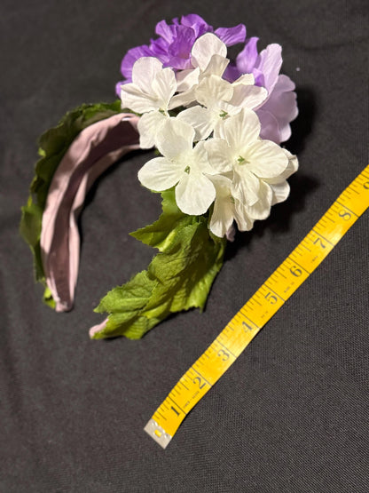 Twilight Bloom Fairy of the Violet Glade (CHILD 6-8) | Flower Fae, Masquerade, MardiGras, Photoshoot,Fantasy,LARP,RenFaire,FairyCore,Costume