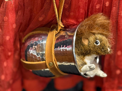 Nimble the Squirrel Critter Companion | Plush Pal, Helper Hand Puppet, A One-of-a-Kind, Your Character Story, Fantasy, LARP, Ren Faire