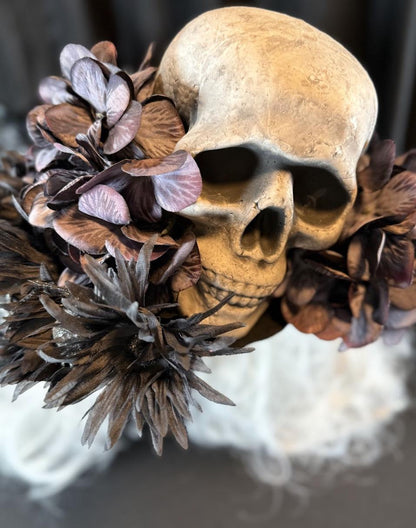 Dead Men Tell No Tales Pirate Hat – Skull Tricorn Hat, Gothic Pirate Hat, Renaissance Faire Costume, LARP Headpiece, Theatrical Hat