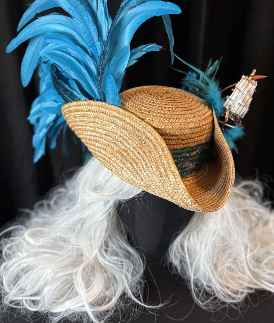 One Piece (at a Time) Pirate Hat – Kraken Ship Hat, Storytelling Costume Hat, LARP Headpiece, Renaissance Faire Pirate, Theatrical Headwear